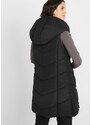 bonprix Prošívaná vesta z recyklovaného polyesteru Černá
