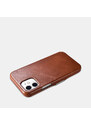 Knížkové pouzdro pro iPhone 12 mini - iCarer, Vintage Brown