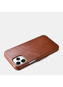 Knížkové pouzdro pro iPhone 12 / 12 Pro - iCarer, Vintage Brown