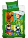 Carbotex Bavlněné ložní povlečení Scooby-Doo - Scoob! - 100% bavlna prémiové kvality renforcé - 70 x 90 cm + 140 x 200 cm