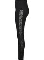 URBAN CLASSICS Ladies Flock Lace Stripe Leggings