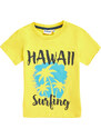Winkiki Kids Wear Chlapecké tričko Hawaii - žlutá