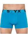 Pánské boxerky Styx sportovní guma nadrozměr světle modré (R969)