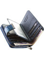 Jennifer Jones Malá dámská kožená peněženka 5198 modrá