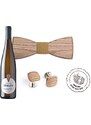 BeWooden Dřevěný set módních doplňků White Wine Men Set, pánský