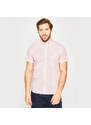 Tommy Hilfiger pánská růžová košile se vzorem