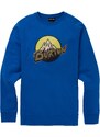 Mikina Burton Retro Mountain Crew Lapis Blue