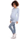 PeeKaBoo Těhotenská a kojící tunika Jamal světle modrá