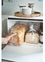 Yamazaki Kovový chlebník Tosca Bread Case 4376 | bílý