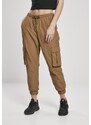 UC Ladies Dámské vlnité nylonové Cargo kalhoty s vysokým pasem uprostřed