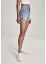 Urban Classics Ladies 5 Pocket Shorts Lt. Authenticblue Washed