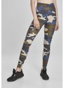 UC Ladies Dámské letní olivové camo legíny Camo Tech s vysokým pasem