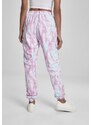 UC Ladies Dámské kalhoty Tie Dye Track aquablue/růžové