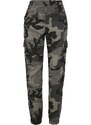 UC Ladies Dámské kalhoty Camo Cargo s vysokým pasem tmavé masky