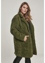 UC Ladies Dámský oversized Sherpa Coat olivový