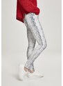 UC Ladies Dámské kalhotky Animal Stretch Twill Skinny Kalhoty špinavě bílého hada