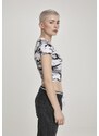 UC Ladies Dámský strečový dres Cropped Tee sněhová kamufláž