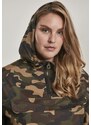 UC Ladies Dámská bunda Camo Pull Over Woodcamo