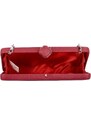 Delami Luxusní společenská kabelka Iliona dream, tmavě červená