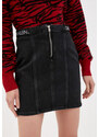 Calvin Klein dámská černá džínová sukně DART SKIRT