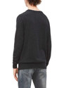 Calvin Klein pánský tmavě šedý svetr s kašmírem