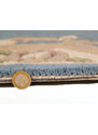 Flair Rugs koberce Ručně všívaný kusový koberec Lotus premium Blue - 120x180 cm