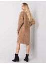 BASIC SVĚTLE HNĚDÝ KLASICKÝ TEDDY COAT EVELINE -BROWN Hnědá