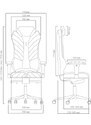 Kulik System Krémová koženková kancelářská židle Monarch