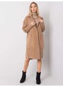 BASIC SVĚTLE HNĚDÝ KLASICKÝ TEDDY COAT EVELINE -BROWN Hnědá