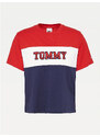 Tommy Hilfiger dámské vícebarevné tričko TJW COLORBLOCK STRIPE TEE