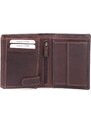 Pánská kožená peněženka Poyem hnědá 5207 Poyem H