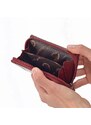 Dámská kožená peněženka Cosset vínová 4511 Komodo BO