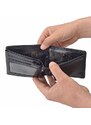 Pánská kožená peněženka Cosset černá 4465 Komodo C