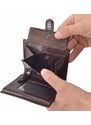 Pánská kožená peněženka Cosset hnědá 4408 Komodo H