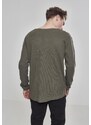 Urban Classics Long Shaped Waffle L/S Tee olive