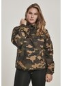 UC Ladies Dámská bunda Camo Pull Over Woodcamo