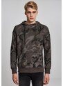 UC Men Camo s vysokým krkem Hoody tmavé maskování