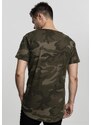 UC Men Camo Shaped Long Tee olivové camo