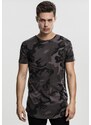 UC Men Camo Shaped Long Tee tmavé maskování