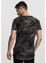 UC Men Camo Shaped Long Tee tmavé maskování