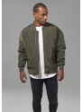 UC Men Oversized Bomber Jacket tmavě olivová