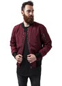 UC Men Bunda 2-Tone Bomber Jacket vínová/černá