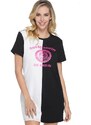 GUESS šaty Irina Color-Block T-Shirt Dress čierne., QT108185K-XS