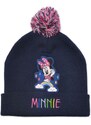 Minnie - licence Dívčí zimní čepice - Minnie Mouse 25, tmavě modrá