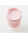 Skleněný hrnek na kávu, 450ml, Neon Kactus, růžový