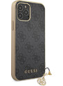 Guess 4G Charms pro iPhone 12 Pro MAX GUHCP12LGF4GGR šedá