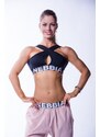 Nebbia Crossed sports bra 622 - černá