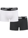 Brandit Boxerky Logo 2er Pack wht/blk