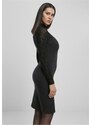UC Ladies Dámské krajkové šaty s želvím krkem černé