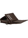 Dámská kožená peněženka tmavě hnědá - Tomas Pierluigi hnědá